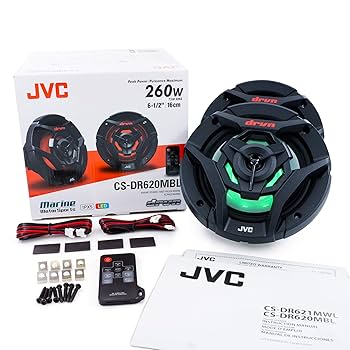 JVC CS-DR621MWL 6.5インチスピーカー Amazon.com: JVC CS-DR621 Car Speakers - 300 Watts of Peak